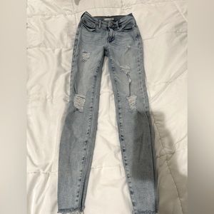 Women’s Pacsun Skinny Ripped Light-washed Jeans